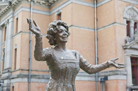 The National Theater in central Oslo, Norway. の写真素材