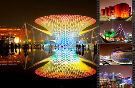 SHANGHAI - JUNE 10: The China Pavilion at the largest World Expo on June 10, 2010 in Shanghai China.のeditorial素材