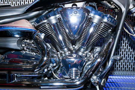 Manhattan-JANUARY 22: motorcycle display in the New York City International Motorcycle Show on January 22, 2011 in Manhattan. のeditorial素材