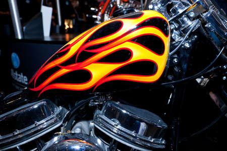 Manhattan-JANUARY 22: motorcycle display in the New York City International Motorcycle Show on January 22, 2011 in Manhattan. のeditorial素材