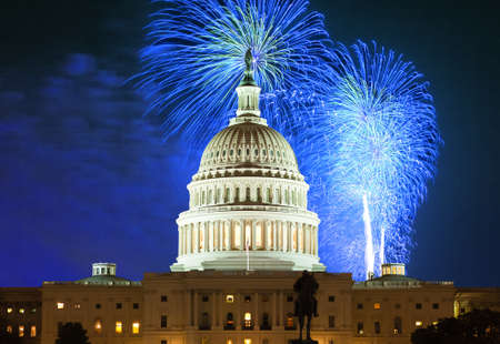 United States Capitol Building in Washington DCの写真素材