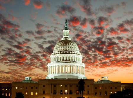United States Capitol Building in Washington DCの写真素材