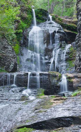  Dingmans Falls near border of New Jersey and  Pennsylvania
の写真素材