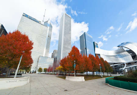CHICAGO, USA - NOVEMBER 14: The Millennium Park in downtown Chicago on November 14, 2010, which costs $475 million and is completed in 2004, a major construction since the World's Exposition of 1893.のeditorial素材