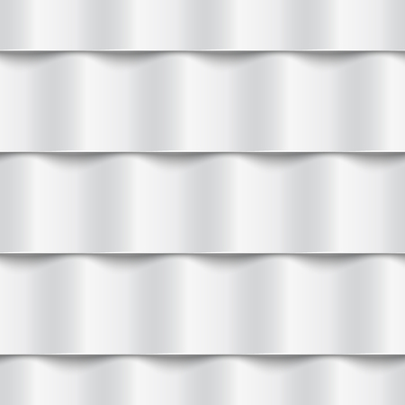seamless geometric pattern with 3D effect. Roof metal tiles.のイラスト素材