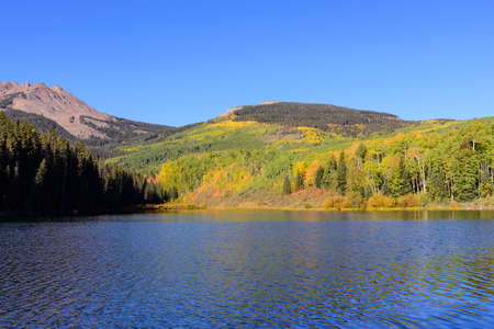 Autumn Scenery in the Beautiful San Juan  Mountains of Colorado