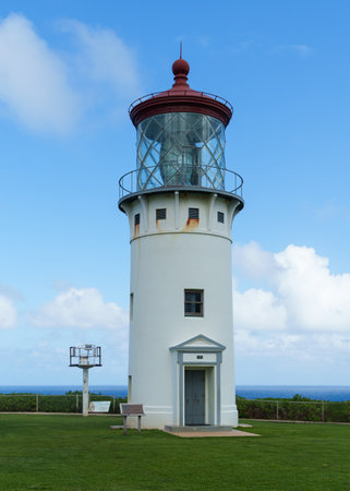 The Kilauea Lighthouse and Wildlife Refuge. Island of Kauai, Hawaii.の写真素材