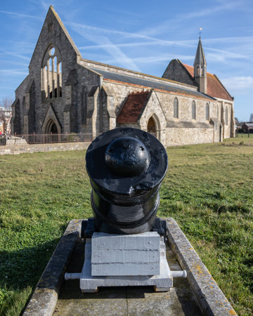 09/14/2019 Portsmouth, Hampshire, UK the royal garrison church in old portsmouth, hampshireのeditorial素材