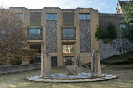 11/06/2019 Winchester, Hampshire, UK The exterior of winchester crown court, Winchester, Hampshire, UKのeditorial素材
