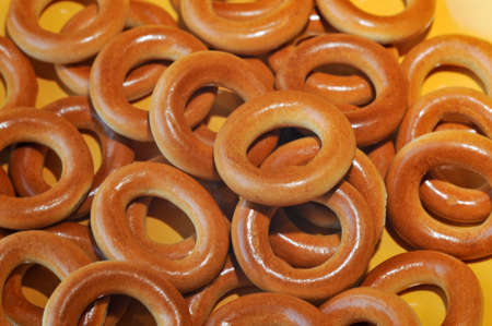 Bagel , baranka - culinary product  Bagels are a traditional product of Russian cuisine の写真素材