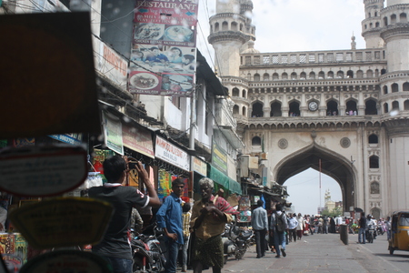Charminar streetのeditorial素材