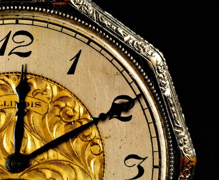 Antique watch face