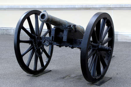 Napoleonic cannon captured by the British Army