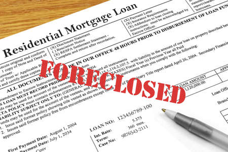 Foreclosed on Mortgage Document