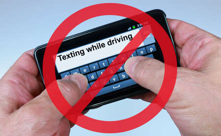 No Texting While Driving Sign