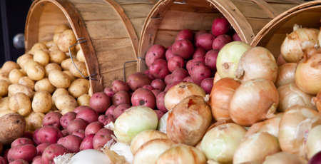 Vegetables at the Farmers Marketの写真素材