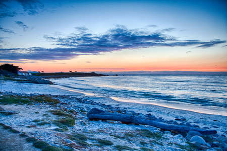 Landscape along the famous 17 Mile Drive in northern California near Carmel.の写真素材