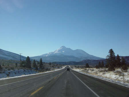 Road to Shastaの写真素材