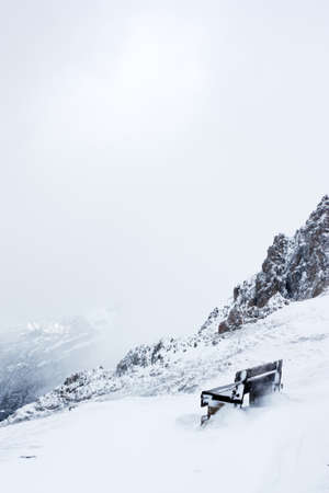 Winter view from a mountain 
