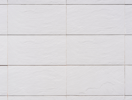 Dirty Outside Ceramic Terrace Tiles. Image of exterior flooring with grey beige pavement slabs.