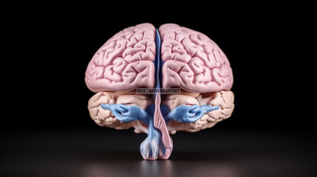 Human brain Anatomical Model, AI Generativeの素材