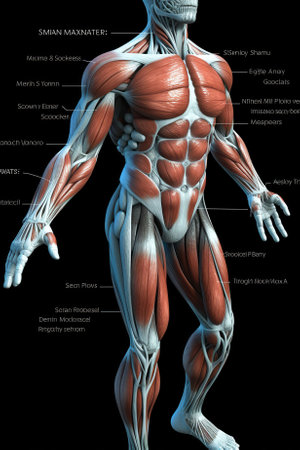 Muscle system, AI Generativeの素材