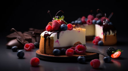 An amazing photo of cakes still life, cinematic light, food photography. Generative AIの素材