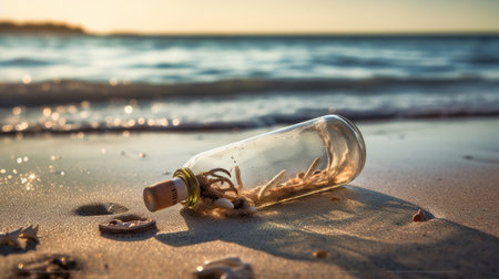 Message in a bottle, Generative AIの素材