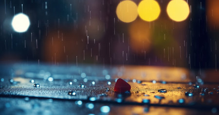 Rainy on floor background. Generative AIの素材
