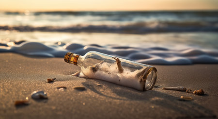 Message in a bottle, Generative AIの素材