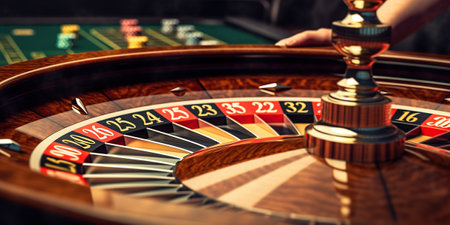 Spin to Win, The Casino Roulette Wheel Takes a Whirl with High Stakes, Generative AIの素材