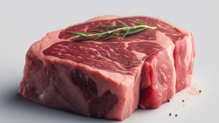 From Farm to Plate, Raw Ingredients Transformed into Delectable Steak. Generative AIの素材