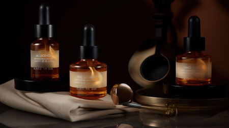 Product photoshoot, skincare, Generative AIの素材
