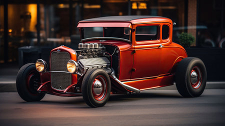Rev Up Your Dreams, The Ultimate Guide to Crafting a Hot Rod Masterpiece from Scratch. Generative AIの素材