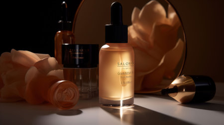 Product photoshoot, skincare, Generative AIの素材
