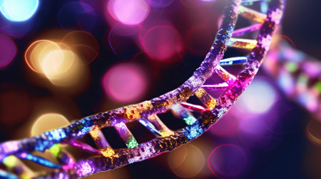 Painting the DNA Canvas with Vivid Hues, Generative AIの素材