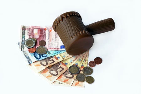 If the euro is auctionedの写真素材