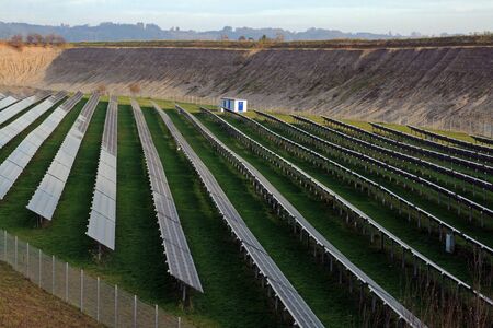 To generate electricity, there are more and more solar parks