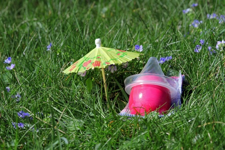 At Easter in Germany, it may sometimes have to be pretty hotの写真素材