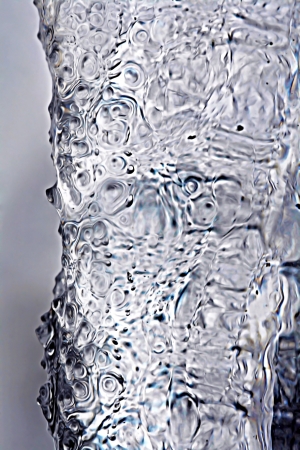 Close up of an icicleの写真素材