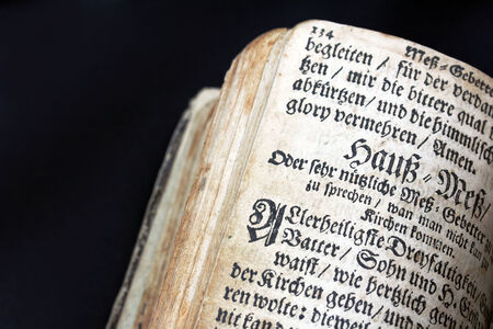 Old book from the 17th centuryのeditorial素材