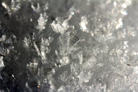Close-up of snowflakes