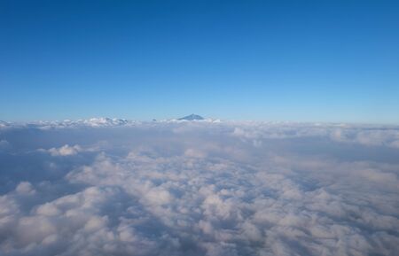 mountain sky and cloud