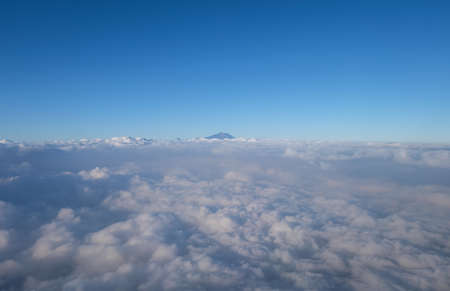 mountain sky and cloudの写真素材