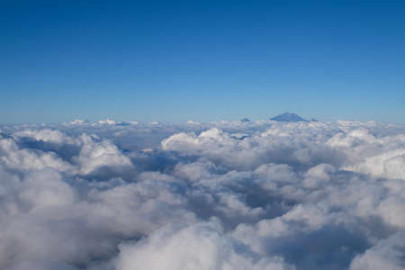 mountain sky and cloudの写真素材