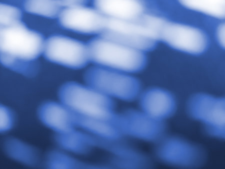 blurred blue background with lights. abstract wallpaper
