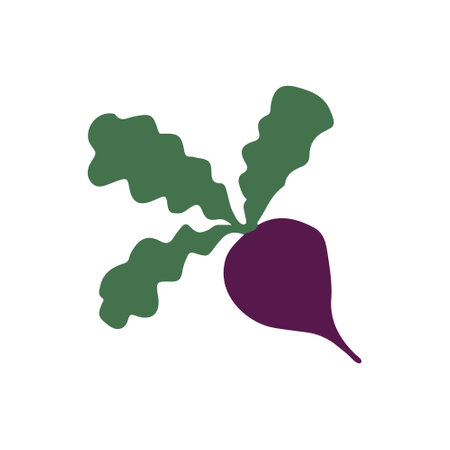 beet icon, sticker. vector hand drawn doodle. vegetable harvestのイラスト素材