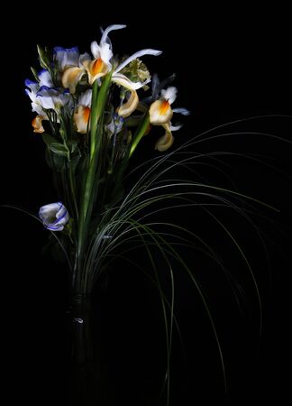 Fresh spring flowers bouquetの写真素材