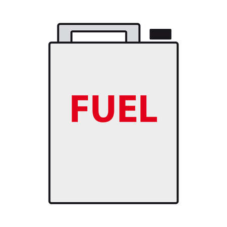 Barrel of fuel on white background. vector illustration.のイラスト素材