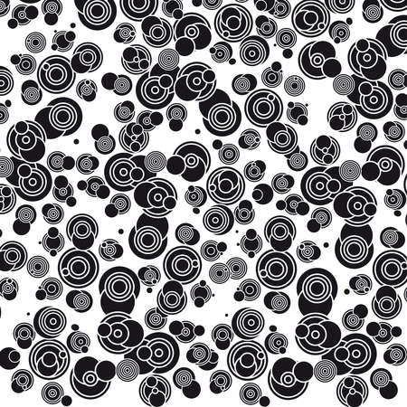 Abstract rings on white background. Vector illustration.のイラスト素材